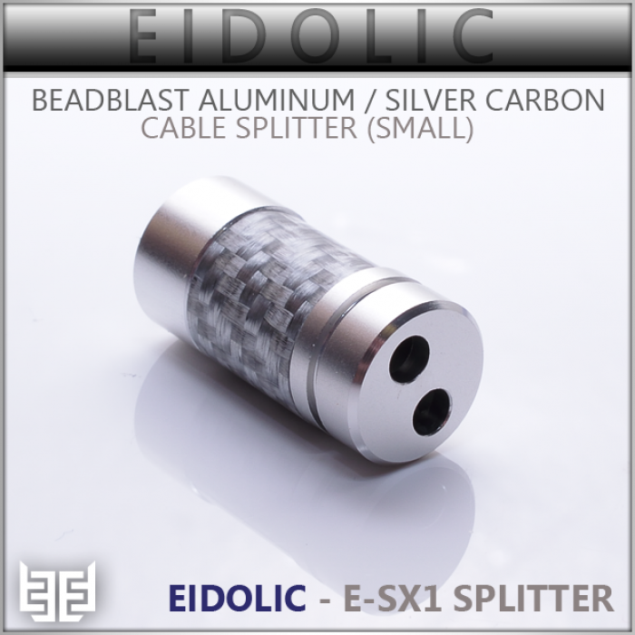 (2017 model) Eidolic ESX1 Cable Splitter Beadblast Aluminum with