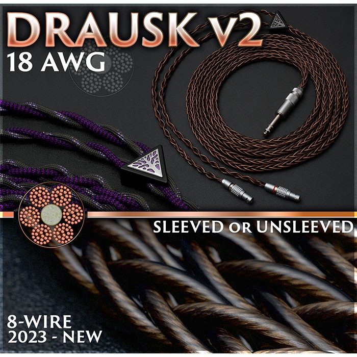 back in stock Drausk v2 Lite 8 wire now equiv. 4 x 18awg