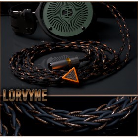 (new, Black Friday 2025) Lorvyne Series - Copper occ litz - perfect pitch stranding - multi-tiered bundle structure - new ultra flex black matte jacket - premium headphone cable 