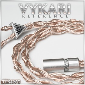 (new) Vykari Classic - 12-wire - 17.3awg (with 18.9awg highest purity Silver occ litz per polarity + 22.0awg Cu occ litz per polarity) - premium headphone cable 