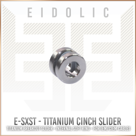  Eidolic - E-SXST - Titanium - ciem / iem - breakout / cinch slider - with internal soft ring